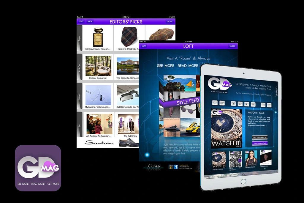 GDMAg Interactive Magazine for iPad